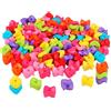 INNSPIRO Perline in plastica per adattarsi a colori opachi 9 x 7 mm. 650u. ca. diam. int. 1,5 mm