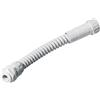 A2ZWORLD Accessori Per Tubo Rigido Passacavi, Raccordo, Manicotto, Giunto T, Clip Fissatubo, Made In Italy (1 pcs Raccordo Tubo Scatola Curva Flessibile IP65, D16mm)