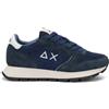 Sun 68 Ally Glitter Textile Navy Blue Donna