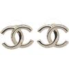 CHANEL Pre-Owned - Orecchini CC placcati oro con strass e chiusura a pressione 2023 - Donna - placcatura in oro - Taglia unica