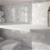 CERAMICHE EUROPE Piastrella da rivestimento interno 26 x 28 cm Sp. 9 mm rettificato Murano Mosaico in maiolica smaltato bianco lucido 0.29 mq