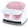 Ingenuity Baby Base 2-in-1 Rialzo da Sedia e Seggiolino per alimentazione e pavimento con vassoio autoportante - Peony