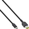 InLine® Cavo di ricarica USB tipo C a Lenovo (Rettangolare), 2 m