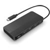 Lenovo USB-C Dual Display Travel Dock Docking Station Compatta, 2x 4K Display, 100W Power Delivery, 7 Porte, Compatibile USB-C/Thunderbolt, Design Sostenibile