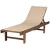 Classic Accessories Montlake FadeSafe - Fodera per chaise longue, 203 x 66 cm, colore: beige antico