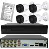 Dahua KIT Videosorveglianza 4 telecamere Dahua 5 MPX XVR 8 canali 5 MPX con HDD 500 GB