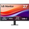 LG 27U421A-B Monitor PC 68,6 cm (27") 1920 x 1080 Pixel Full HD LED Nero