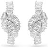 SWAROVSKI ORECCHINI MATRIX BIANCO, PLACCATURA RODIO 5727040