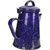 Ciieeo Caffettiera smaltata shaker caffe bollitore tigelliera per induzione water flask teiera multiuso smalto su caffettiera in acciaio vaso d'acqua per ufficio utensili da cucina Blue