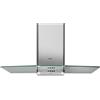 Elica 68516391A Flat Glass IX-A-60 - Cappa a parete aspirante 60 cm, 336 m³-h, Classe D, 62 dB, Comandi meccanici, 3 velocita', Filtro antigrasso in alluminio, Illuminazione LED 2x2,5 W, Acciaio inox e vetro