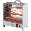 DCG Eltronic - PTC9525 - Stufa elettrica in ceramica PTC, potenza 1?200?W, 2 livelli di calore, termostato regolabile, protezione anti-ribaltamento e surriscaldamento, Bianco