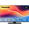 Panasonic Smart TV Panasonic TB43W61AEZ 43 43 4K Ultra HD LED HDR DVB-T2 LCD Hotel TV