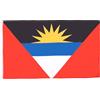 AZ FLAG Bandiera Antigua e Barbuda 90x60 cm Poliestere 100D 2 Occhielli | Uso interno ed esterno bandiera decorativa antiguo-barbudana Antigua & Barbuda doppie cuciture e bordi rinforzati