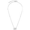Olivia Burton Collana da Donna Collezione INFINITE in Acciaio Inossidabile con Anelli Intrecciati - 24100311