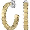 Olivia Burton Orecchini a Cerchio PETITE HONEYCOMB con Charm Esagonali da Donna in Acciaio Inossidabile - Disponibili in Argento o Oro