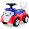VEVOR Macchina a Spinta per Bambini, Giocattolo da Cavalcare per Bambini con Musica e Vano Portaoggetti Sotto il Sedile, Capacità di Carico 25 kg, Girello con Appoggio a Terra, Rosso
