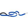 Ferplast Daytona G Guinzaglio per Cani Extraresistente - Morbida Impugnatura Imbottita - Pratico Porta Sacchetti Igienici - Antiabrasione - Design Italiano - 120 x 1,5 cm, Blu