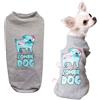 Pet Brands Maglione di Halloween per cani, maglione zombie per cani di piccola taglia, colore grigio, lavabile in lavatrice, divertente vestito per feste per cuccioli S/M - lunghezza 33 x larghezza 17 cm
