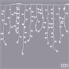 EDG Enzo De Gasperi Cascata Led Prolungabile Ghiaccioli 228 Maxiled H 90 Cm L 300 Cm Ivory