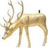 EDG Enzo De Gasperi Base per Albero Natale Cervo per Pino H 140 Cm 162 x 53 Cm Oro