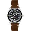 Spinnaker Mens 43mm Fleuss Automatic Lumber Black Watch with Genuine Leather Strap SP-5055-01