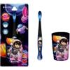 Setablu Spazzolino Kids Morbido + Bicchiere Personaggi a scelta Kids