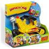 SUPERTHINGS RIVALS OF KABOOM SUPERTHINGS KAZOOM POWER - Battle Vehicle Demolition. Veicolo da battaglia di demolizione dei cattivi della Serie TV Superthings Kazoom Power. Contiene 1 Battle Vehicle e 2 Superthings Esclusivi