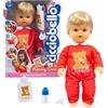 Cicciobello Mummy Love, Bambola Interattiva da 42 cm con Funzioni Realistiche di Coliche e Fame, Giochi Bambini 2 anni, Accessori Inclusi, Ciuccio, Biberon e Borsa dell'Acqua Calda