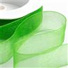 Italian Options Nastro in organza, 38 mm x 20 m, colore: smeraldo