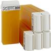 Epilwax Set da 6 miele Rulli Cera per Depilazione - Larghezza 100 ml Roll-on Ricarica Cera