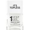 Nails Inc Topless Emma (bianco brillante) - Smalto gel senza UV - manicure 1-step con ca. 8 giorni di durata - asciugatura rapida, vegano & 21-free - per adulti & bambini - senza base/top coat