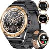 LIGE Smartwatch Uomo Chiamata e Assistente Vocale, Orologio Fitness Impermeabile IP68 con Notifiche Messaggi, Contapassi, Cronometro Orologio Sportivo per Android iOS