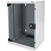 DIGITUS 10 inch network bundle - including 9U cabinet - grey shelf - PDU - 8-port sw