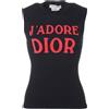 Christian Dior Pre-Owned - Camicia J'adore Dior smanicata - Donna - cotone/cotone - Taglia unica - Nero