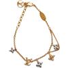 Louis Vuitton Pre-Owned - Bracciale con monogramma LV 2023 - Donna - metallo placcato in oro/pietre sintetiche/metallo - Taglia unica