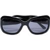 CHANEL Pre-Owned - Occhiali da sole CC Mark rettangolari anni 2000 - Donna - acetato - Taglia unica - Nero