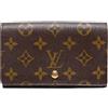 Louis Vuitton Pre-Owned - Portafoglio Porte Monnaie Tresor con monogramma 1995 - unisex - tela - Taglia unica - Marrone