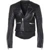 Balenciaga Pre-Owned - Giacca trapuntata 2000-2010 - Donna - pelle di agnello/rayon - Taglia unica - Nero