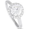 LB Exclusive - Anello in oro bianco 14 carati con diamanti - Donna - oro bianco 14kt - Taglia unica - Argento