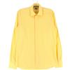 Suitsupply Cotone Giallo Formale Quadri Slim Fit Maglia Taglia 40 - 7 -15 3/4 L