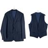 SUITSUPPLY Lazio Giacca Formale In Lana Gilet Completo EU:60; UK/US:50L