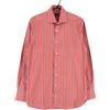 Suitsupply Cotone Due Strato Rosso Formale Extra Slim Fit Maglia 40 - 15 3/4