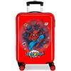 Disney Spiderman Marvel Pop Trolley cabina Rosso 38x55x20 cms Rigida ABS Chiusura a combinazione numerica 34L 2,6Kgs 4 doppie ruote Bagaglio a mano