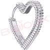 SANICO SRL BJT400 ORECCHINO QUEEN JEZEBEL 18MM STAINLESS STEEL