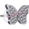 SANICO SRL BJT979 ORECCHINI BUTTERFLY STAINLESS STEEL