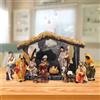Set di statuine per presepe pasquale Scultura religiosa natalizia