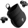 Skullcandy Push 720 Open Wireless Open Ear Bluetooth Earbuds, Headphones, Waterproof, Clip-On Lightweight Design, 30 Hours Battery, Wireless Charging Pouch, Microphone for iPhone Android - True Black
