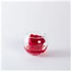 Ars Nova Boccia con rosa cherie cm 6 - rosso