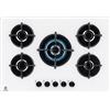Electrolux EGG75372W Piano cottura Serie 600 Gas on Glass 75cm