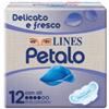 FATER SPA Lines Petalo Blu Assorbente Con Ali 12 Pezzi